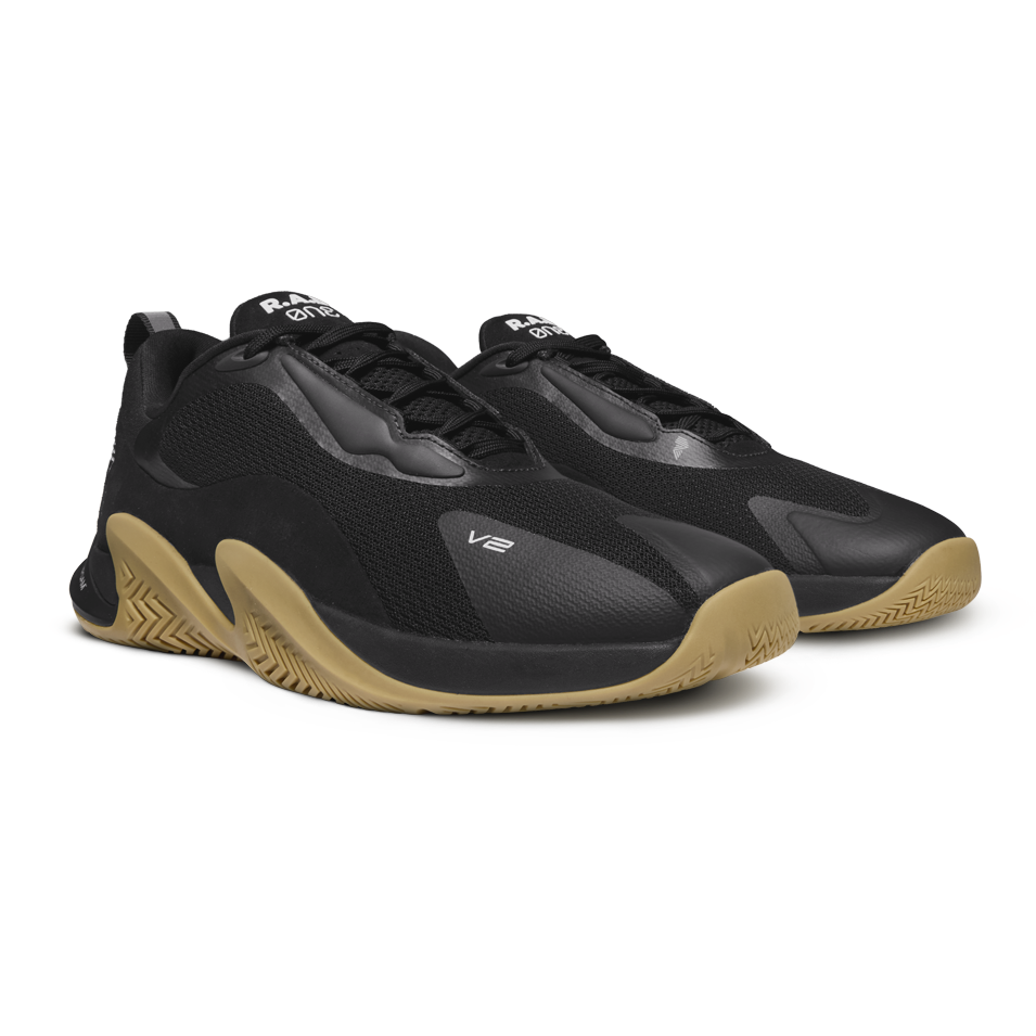 R.A.D® ONE V2 BLACK & GUM at R.A.D® - Performance Footwear . 02_R.A.D_UniformProject_BlackGumV2_Front