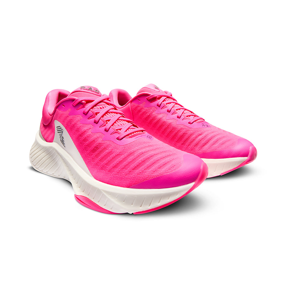 R.A.D® R-1 EUPHORIC PINK at R.A.D® UK - Performance Footwear . 02_RAD_R1_NEON_PINK_RUNNER_FRONT — View 2