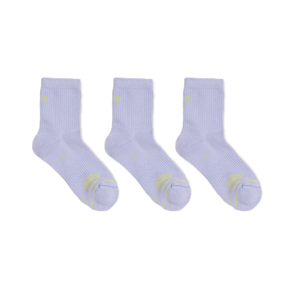 SHORTIE SOCK TRIPLE PACK BABY LAV at R.A.D® UK - Performance Socks . 03_Heron_sock_lavender