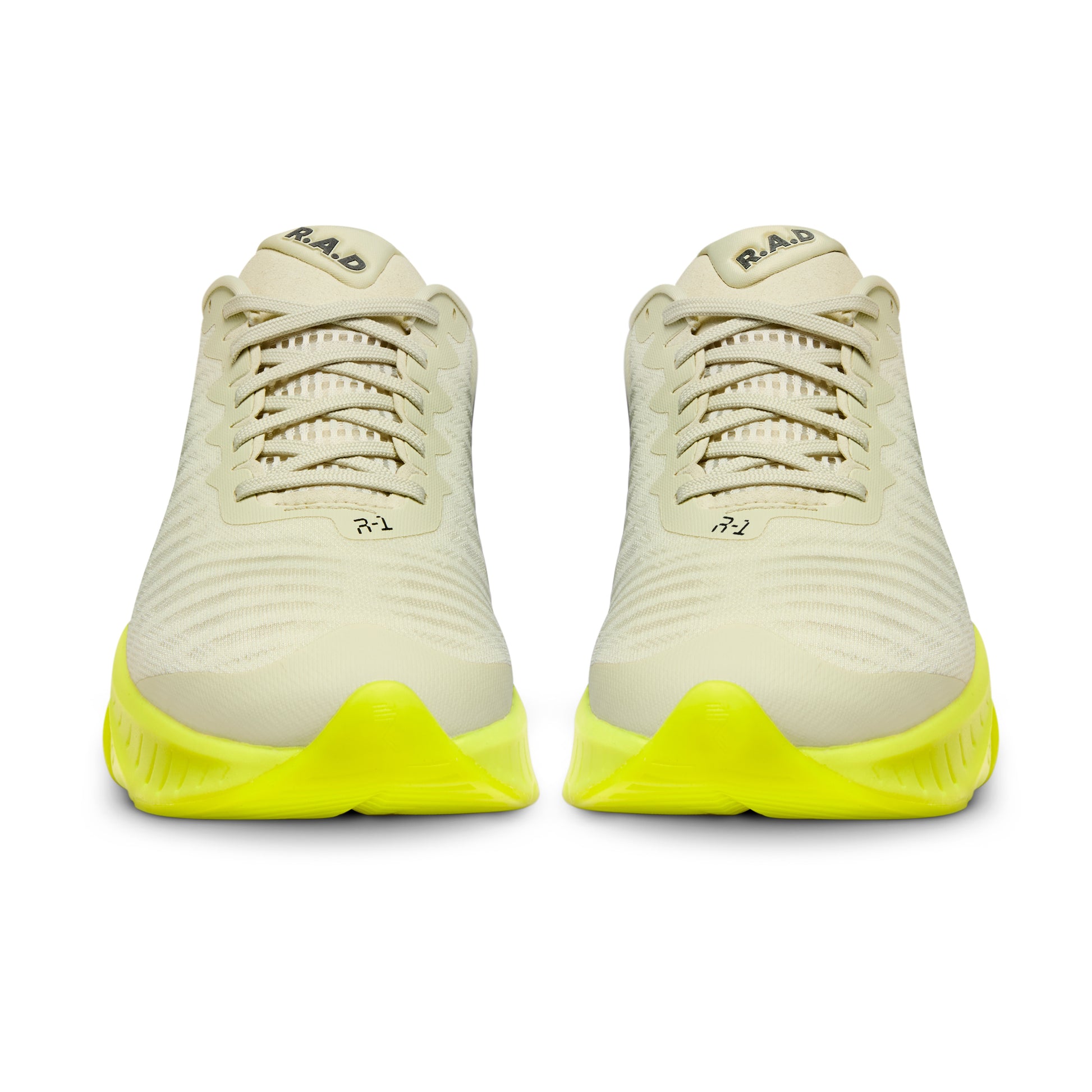 R.A.D® R-1 ACID YELLOW at R.A.D® UK - Performance Footwear . 04RADNEONYELLOWRUNNERTOES