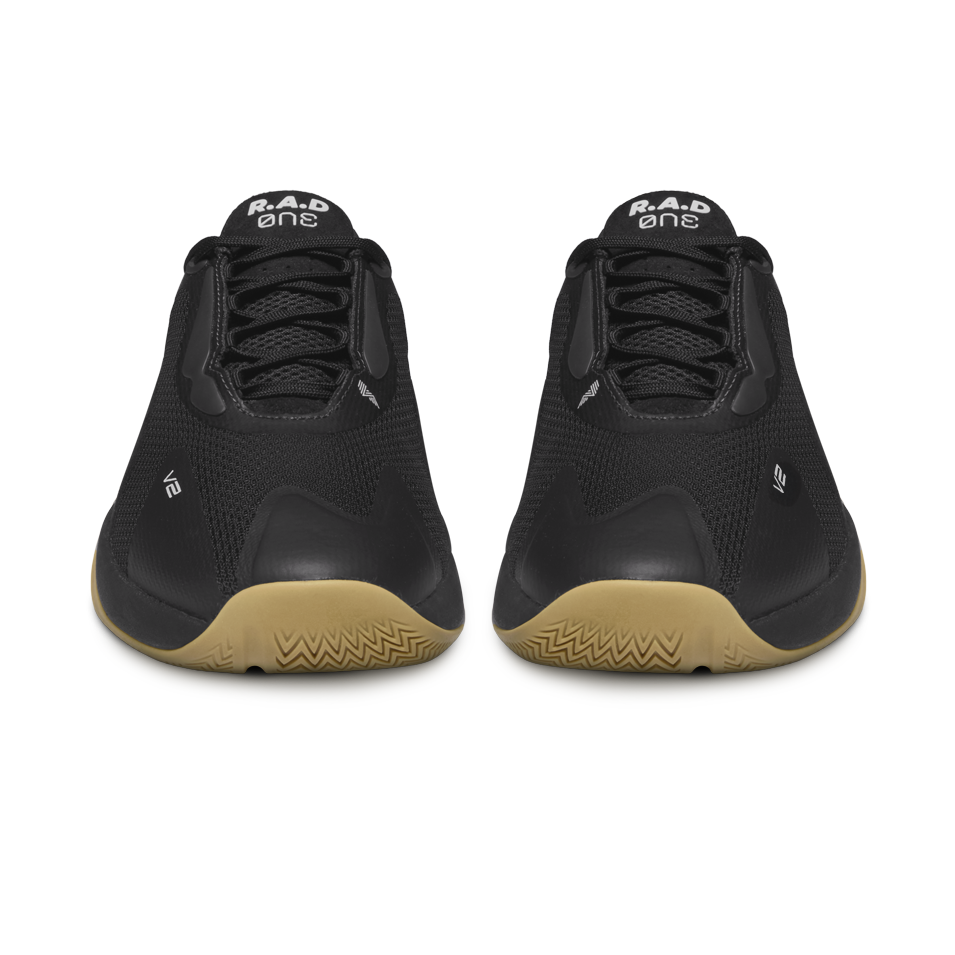 R.A.D® ONE V2 BLACK & GUM at R.A.D® - Performance Footwear . 04_R.A.D_UniformProject_BlackGumV2_Toes