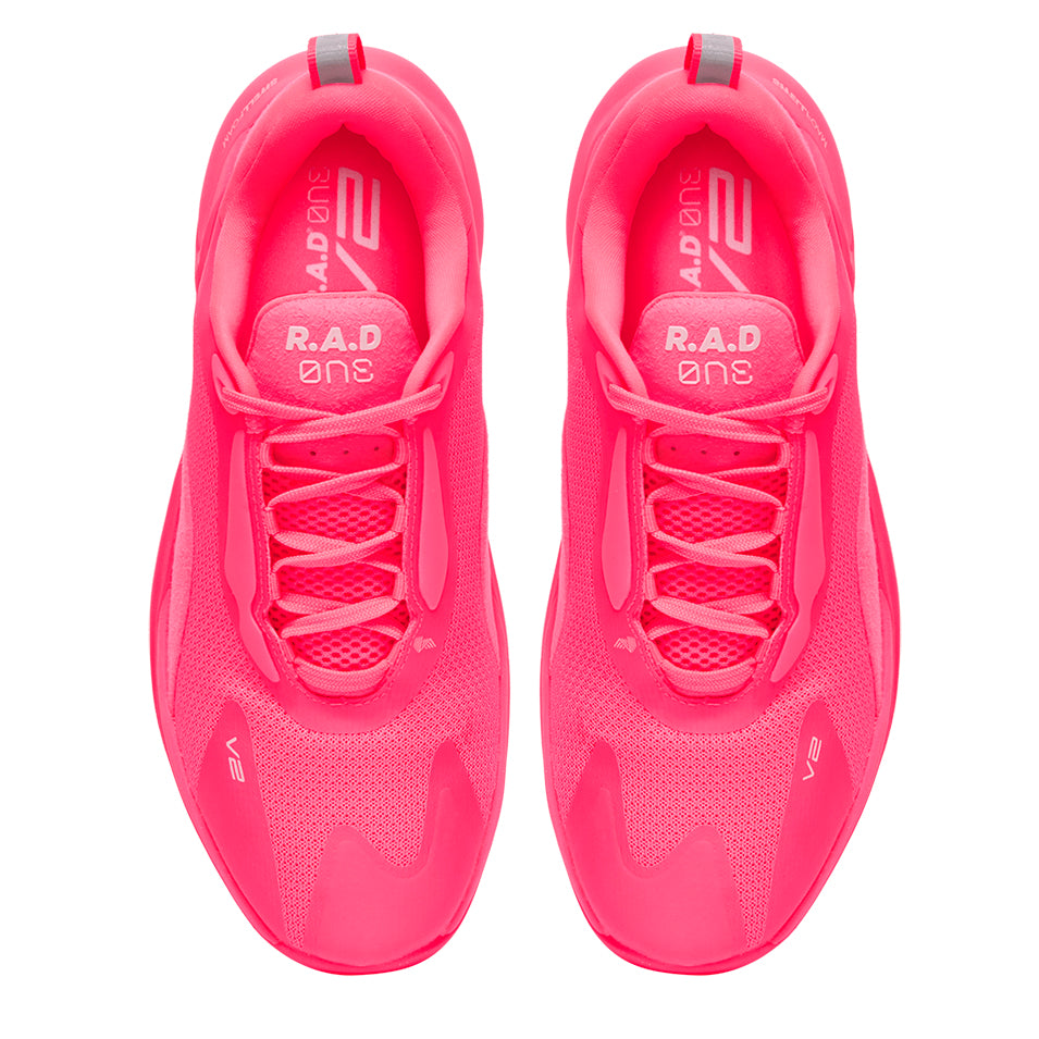 R.A.D® ONE V2 HIGHLIGHTER PINK at R.A.D® - Performance Footwear . 06V2NEONPINKTOP02