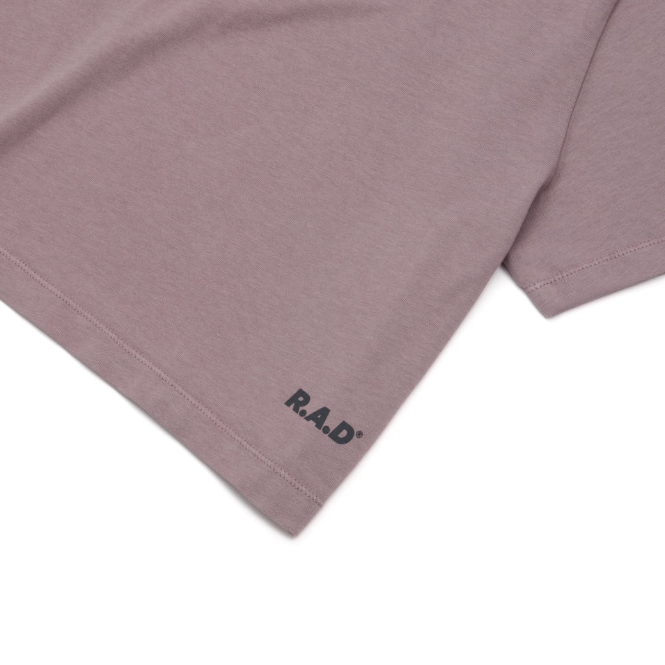 LOGO CROP DUST PURPLE at R.A.D® UK - Performance Crop Tee . CROPTEE_PURPLEDOVE_2