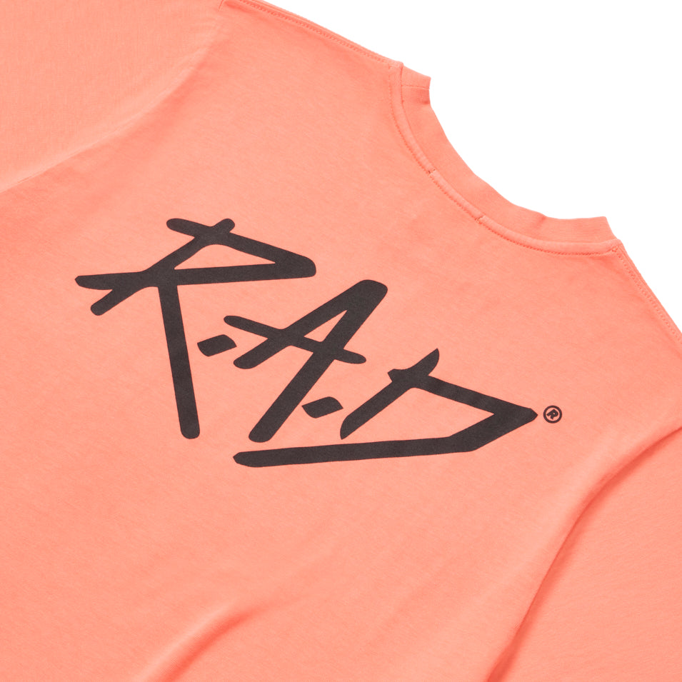 SKETCH CROP FLUORO ORANGE at R.A.D® UK - Performance Crop Tee . CROP_TEE_FLURO_ORANGE_4