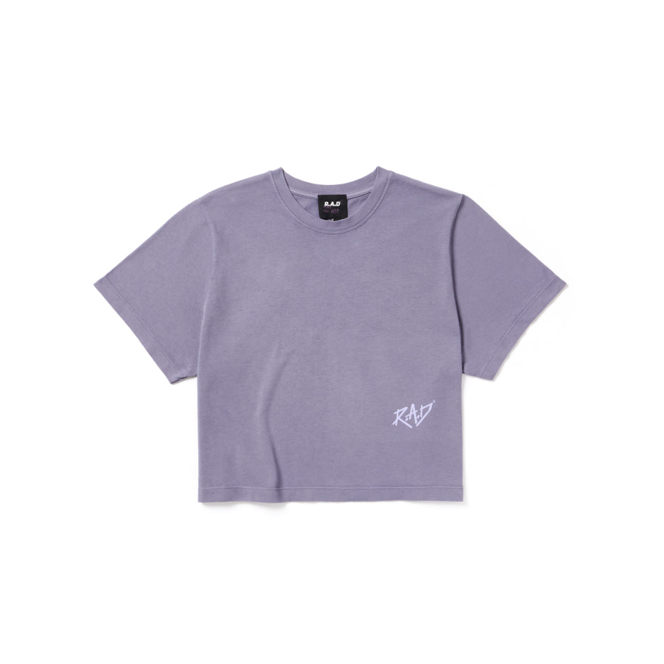 SKETCH CROP HERON at R.A.D® UK - Performance Crop Tee . CROP_TEE_HERON_1