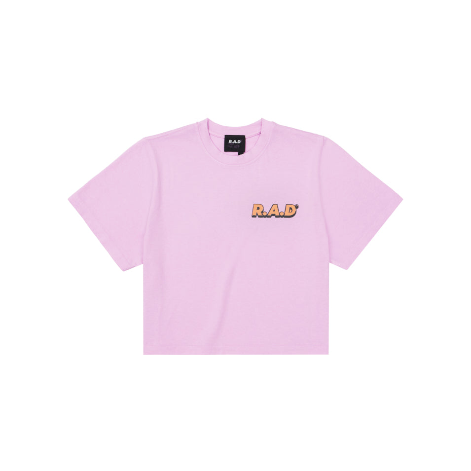 DBE CROP TEE SOFT PURPLE at R.A.D® UK - Performance Crop Tee . DBECROPHEAVY_ORCHIDBOUQUET_1