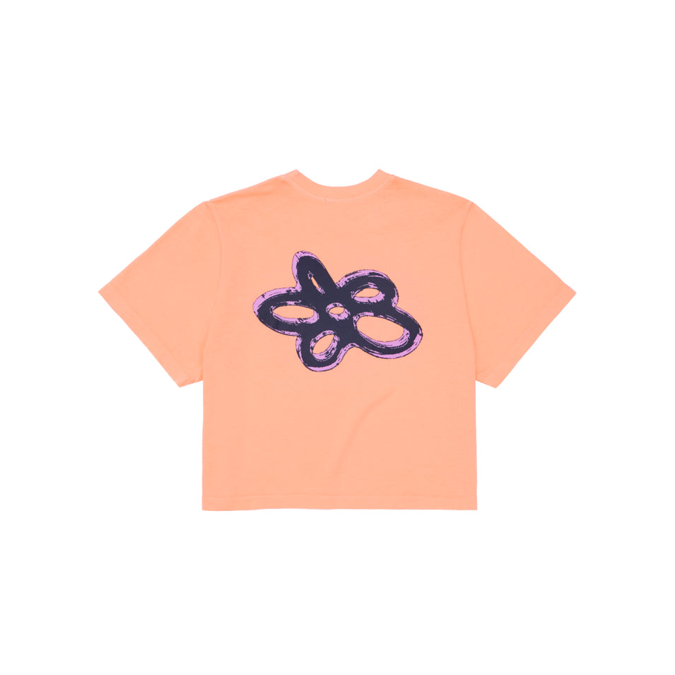 DBE CROP TEE PEACH at R.A.D® UK - Performance Crop Tee . DBECROPHEAVY_PEACHNECTAR_3