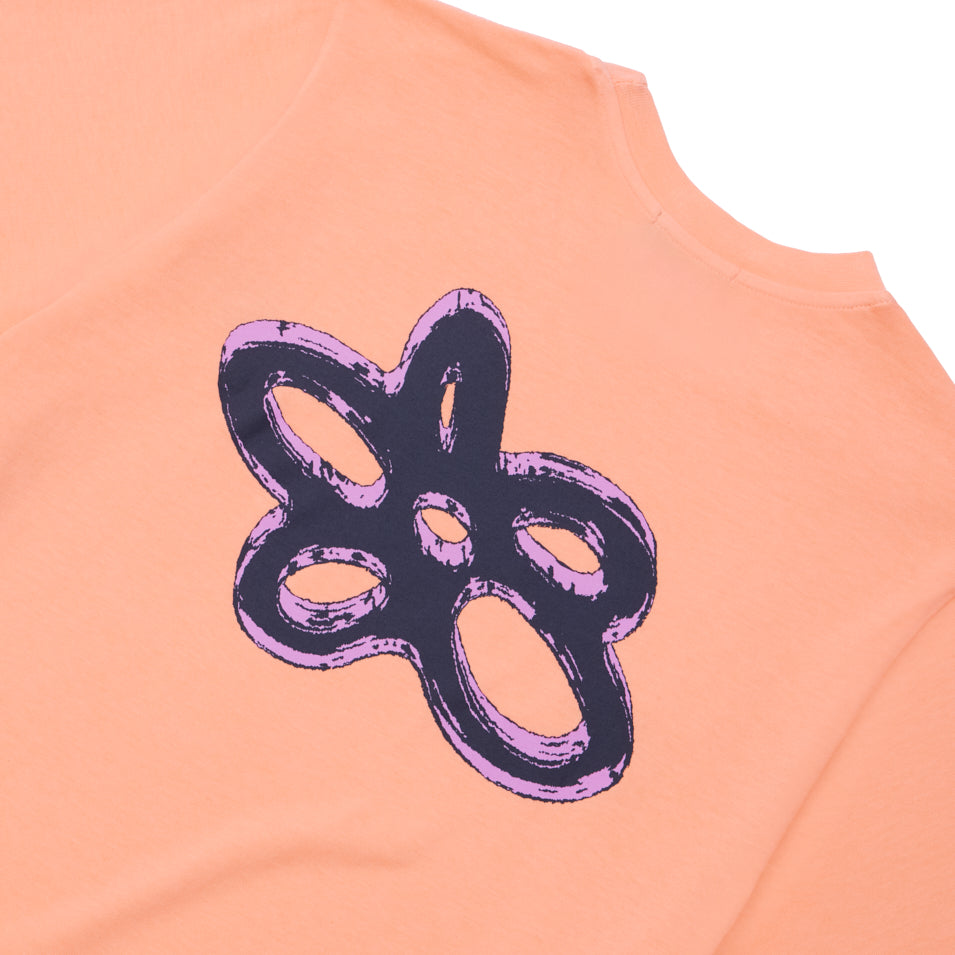 DBE CROP TEE PEACH at R.A.D® UK - Performance Crop Tee . DBECROPHEAVY_PEACHNECTAR_4