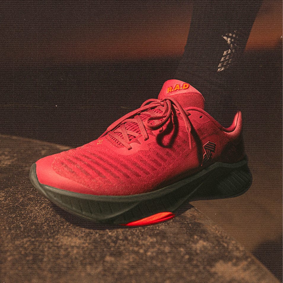 R.A.D® R-1 RED FLASH at R.A.D® UK - Performance Footwear . R-1_Flame_Red_Lookbook
