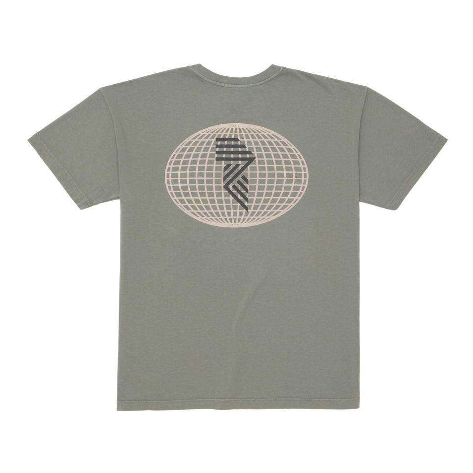 HEAVY™ 'R' GLOBE TEE MULLED BASIL at R.A.D® UK - Performance Tees . STANDARD_SS_TEE_MULLED_BASIL_2_e106c574-f5ff-4f8a-b0a6-8341ccc8c68d