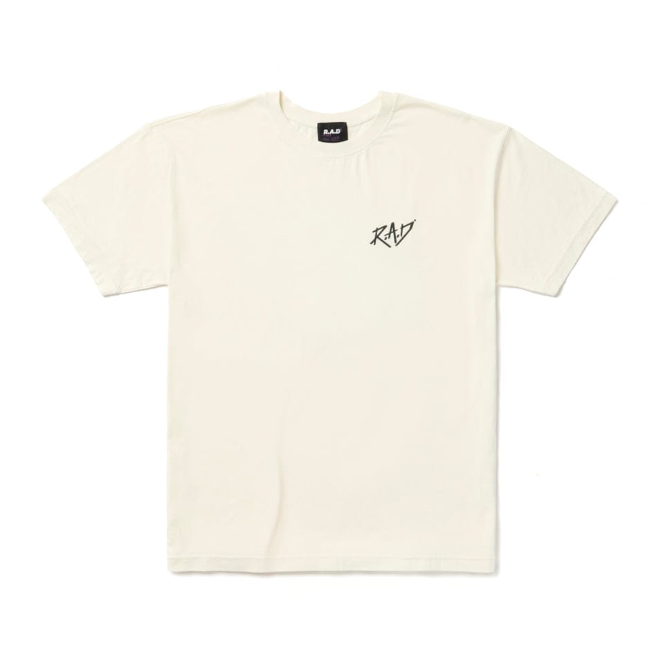 HEAVY™ SKETCH TEE OFF WHITE at R.A.D® - Performance Tees . STANDARD_SS_TEE_OFF_WHITE_1_8655a497-2f2b-4dd4-86a1-92a655808a38 — View 1