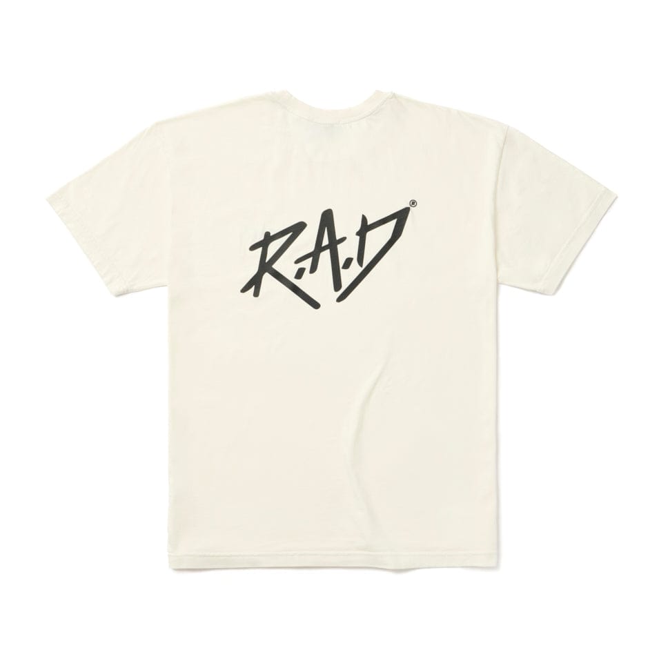 HEAVY™ SKETCH TEE OFF WHITE at R.A.D® - Performance Tees . STANDARD_SS_TEE_OFF_WHITE_2_da02d4ee-a3ea-47aa-aa0b-4804fba11f61 — View 2