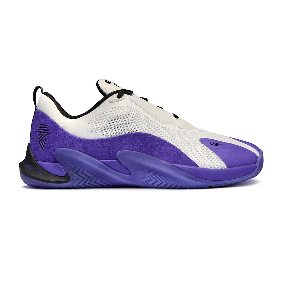 R.A.D® ONE V2 COURT PURPLE at R.A.D® - Performance Footwear . 01V2TOFUBLACKPURPLESIDE