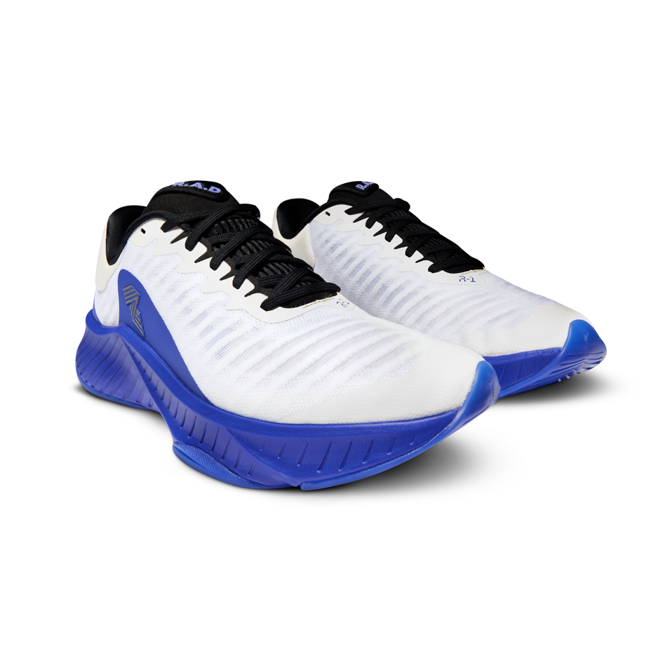 R.A.D® R-1 RACING BLUE at R.A.D® - Performance Footwear . 02-RAD-DAZZLING-BLUE-RUNNER-FRONT