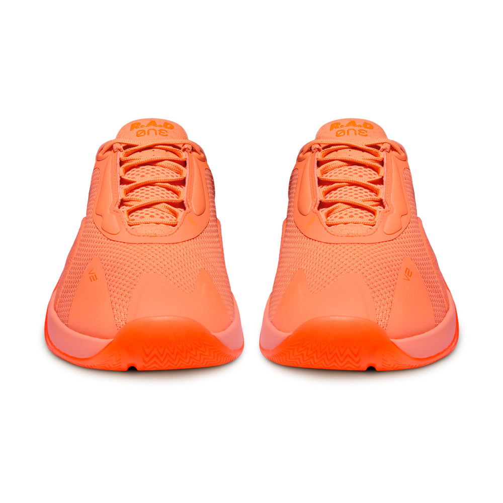 R.A.D® ONE V2 VIVID ORANGE at R.A.D® - Performance Footwear . 0226-OV2ORO_RADV2V2_CADMIUM_ORANGEToes