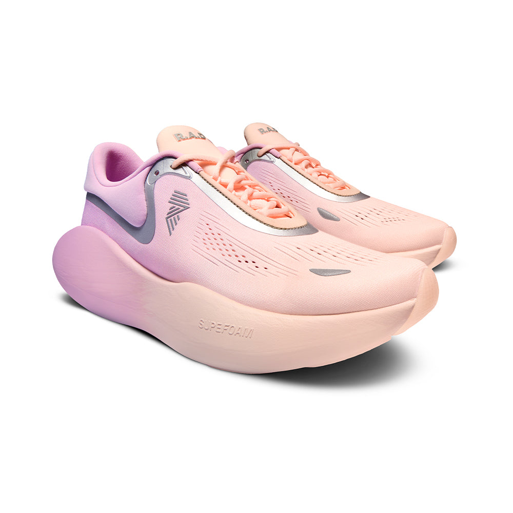 R.A.D® UFO VIOLET DISPERSION at R.A.D® - Performance Footwear . 02_RADUFO_SOFT_CORAL_PINK_LAVENDAR_FRONT — View 2