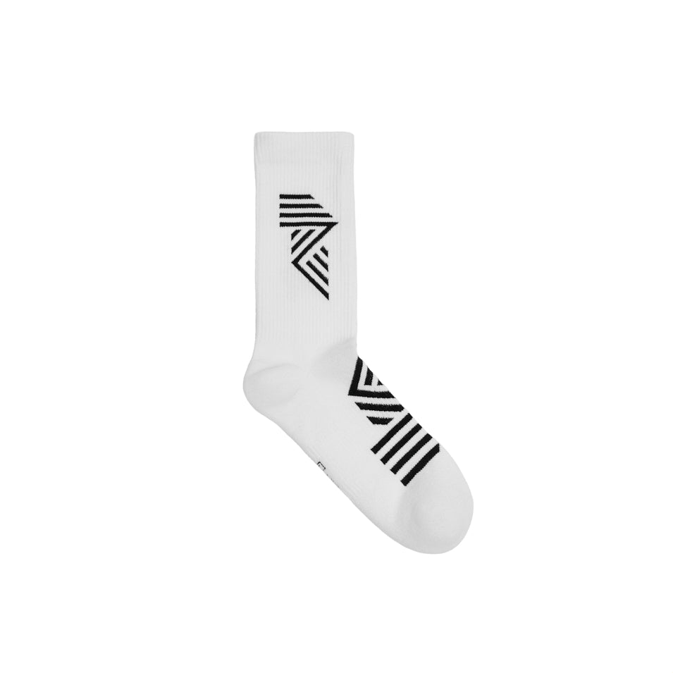 R.A.D® GENERAL SOCK TRIPLE PACK WHITE / BLACK at R.A.D® - Performance Socks . 0326-GSAWBL3-LWHITE_2 — View 2