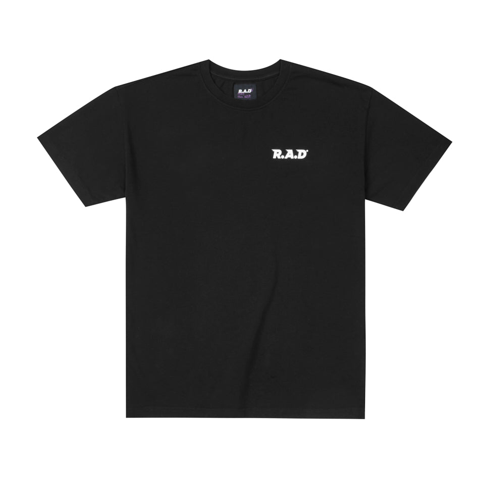 HEAVY™ 3XR.A.D® TEE BLACK at R.A.D® - Performance Tees . 0326-HS3XRBL_R.A.DHEAVY_SSTee3XR.A.DBLACK_A — View 2