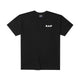 HEAVY™ 'R' TEE BLACK at R.A.D® - Performance Tees . 0326-HSCRBL_R.A.DHEAVY_SSTeeCREWBLACK_A