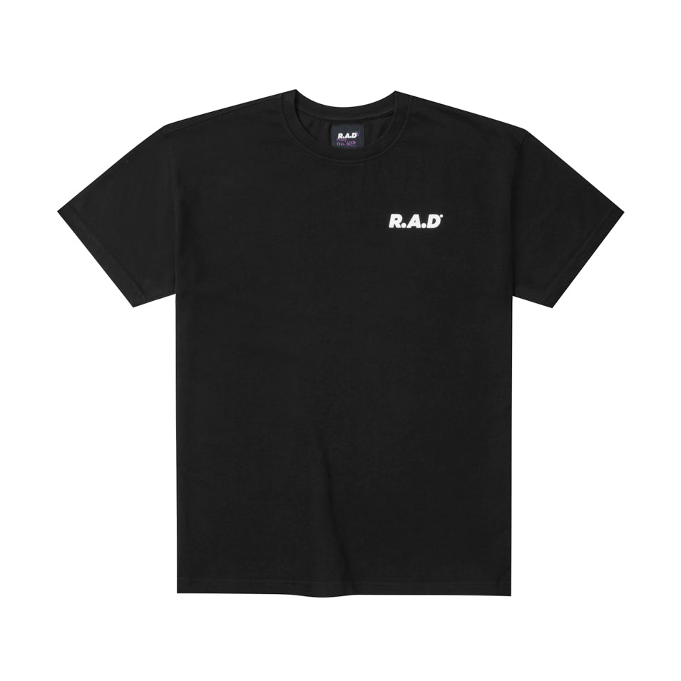 HEAVY™ 'R' TEE BLACK at R.A.D® - Performance Tees . 0326-HSCRBL_R.A.DHEAVY_SSTeeCREWBLACK_A — View 1