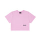 CROP 3XR.A.D® TEE PINK LAV at R.A.D® - Performance Crop Tee . 0326-WCT3XRPL_R.A.DWomensCroppedTee3XR.A.DPINKLAV_A