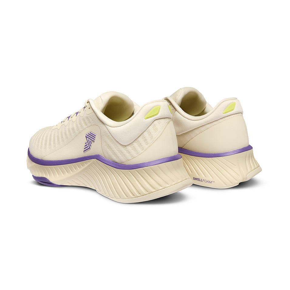 R.A.D® R-1 ANTIQUE WHITE/PURPLE at R.A.D® - Performance Footwear . 03RADANTIQUEWHITERUNNERBACK_2
