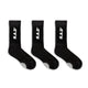 R.A.D® GENERAL SOCK TRIPLE PACK BLACK at R.A.D® UK - Performance Socks . 03_Black_wordmark_sock