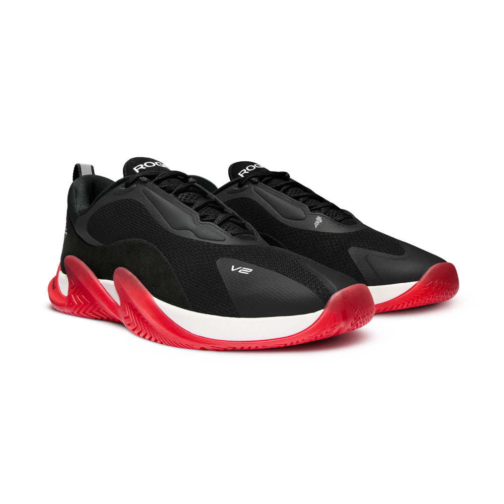 ROGUE X R.A.D® ONE V2 BLACK RED at R.A.D® - Performance Footwear . 0426_OV2_05_HYPE-ROGUE_FRONT — View 2