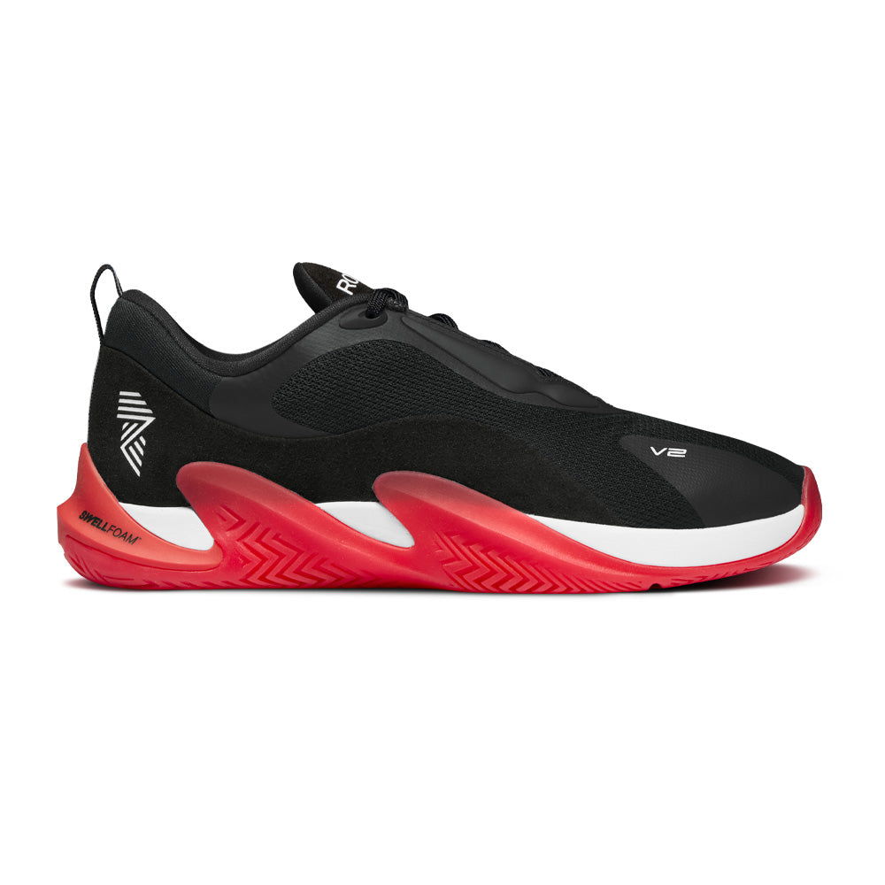 ROGUE X R.A.D® ONE V2 BLACK RED at R.A.D® - Performance Footwear . 0426_OV2_05_HYPE-ROGUE_SIDE