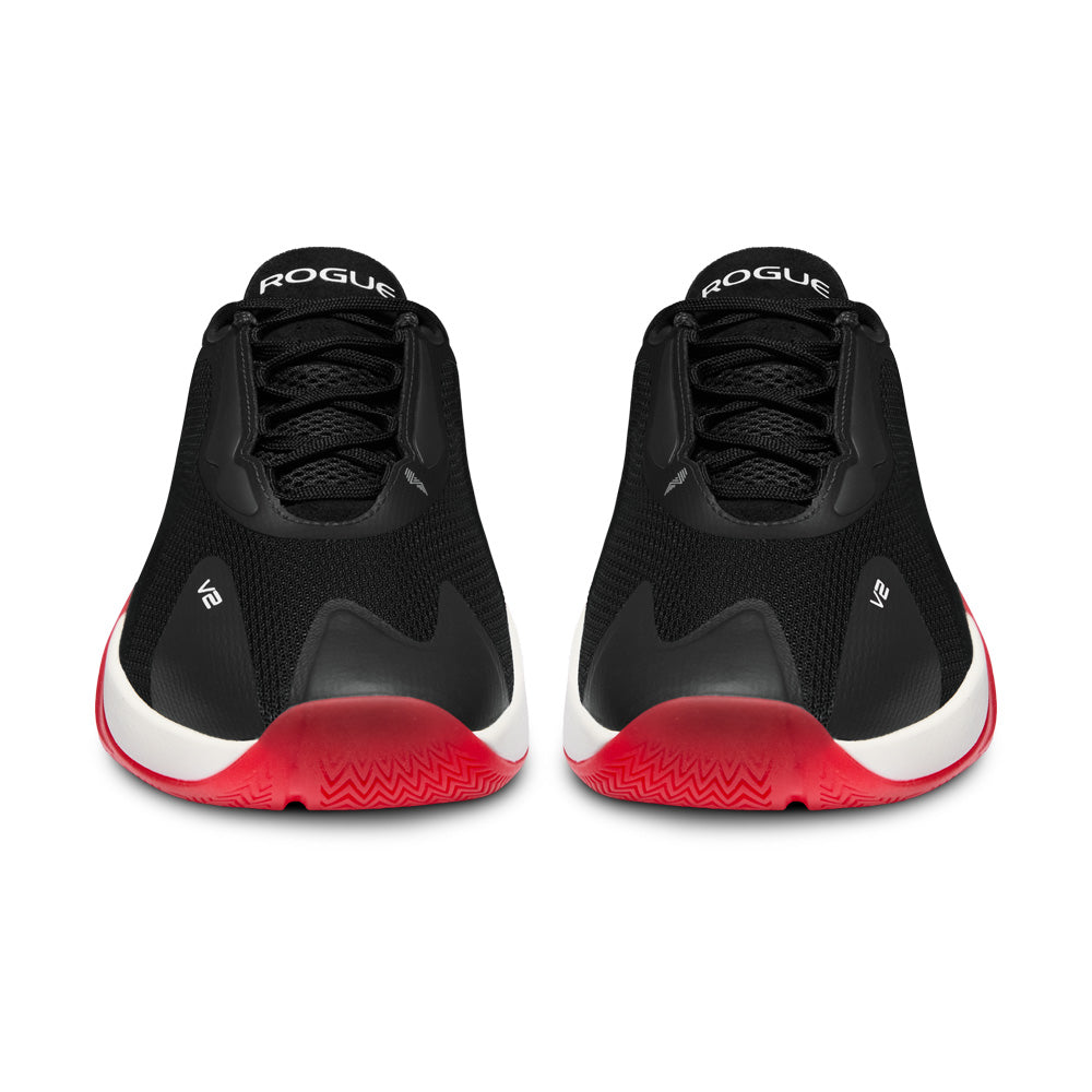 ROGUE X R.A.D® ONE V2 BLACK RED at R.A.D® - Performance Footwear . 0426_OV2_05_HYPE-ROGUE_TOES