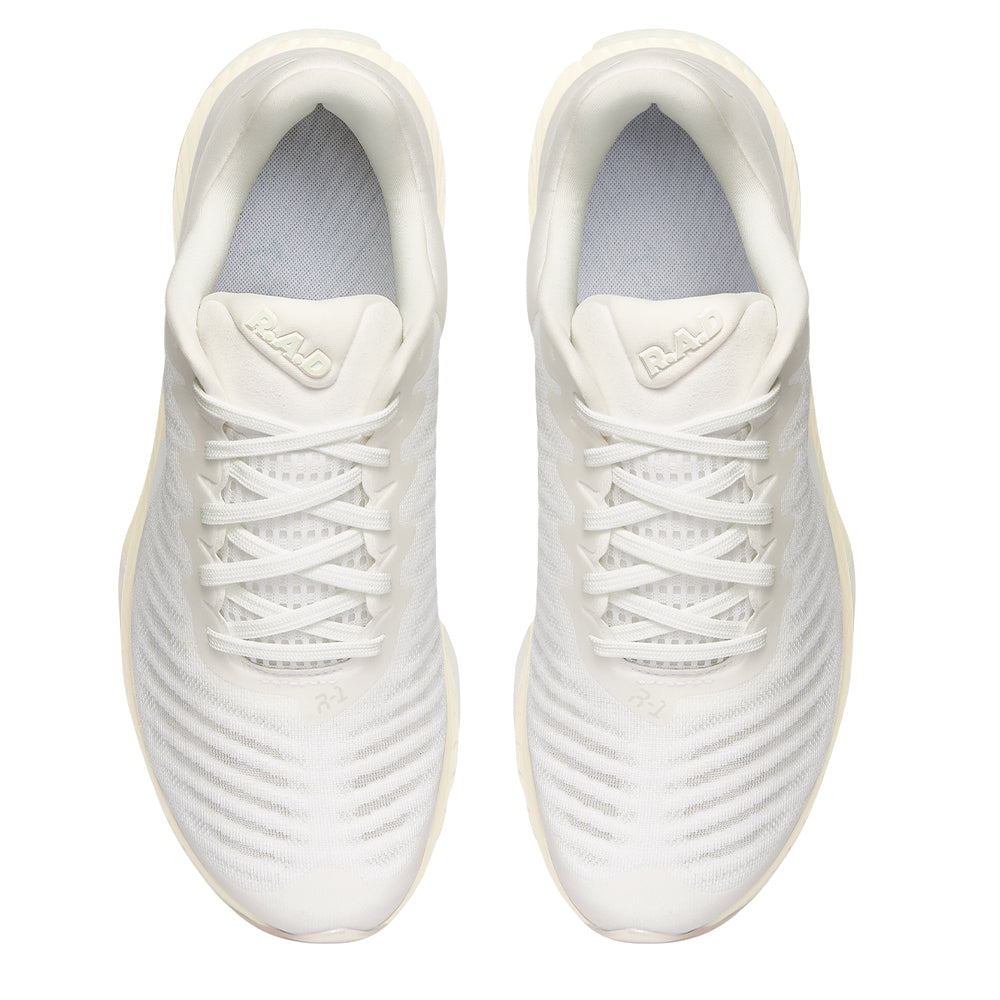 R.A.D® R-1 ALMOST WHITE at R.A.D® - Performance Footwear . 06RADOFFWHITERUNNERTOP