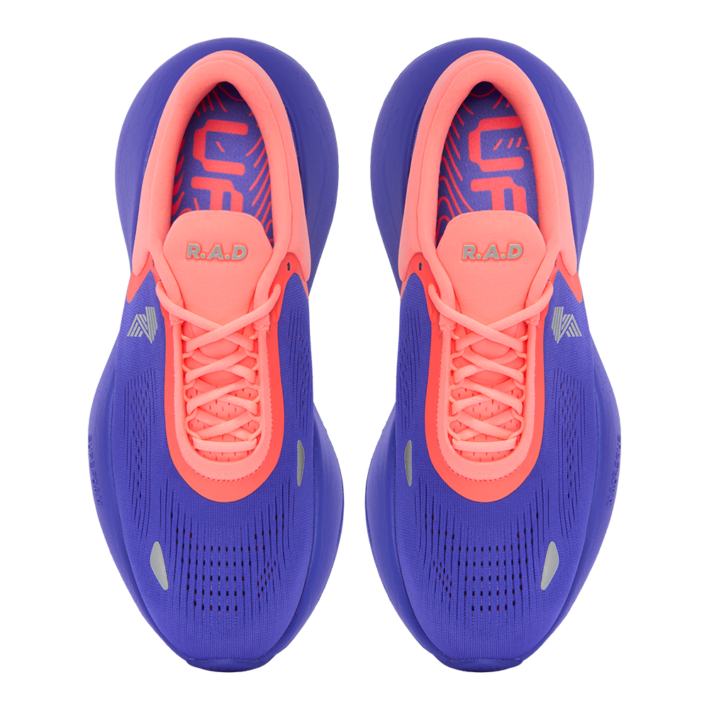R.A.D® UFO SUNSET BLUE at R.A.D® - Performance Footwear . 06_RADUFO_BLUE_IRIS_TOP_1000X1000BG