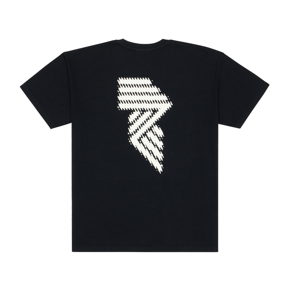 HEAVY™ 'R' TEE BLACK at R.A.D® - Performance Tees . CREW_BLACK_0325-HSCR5BL_B — View 2