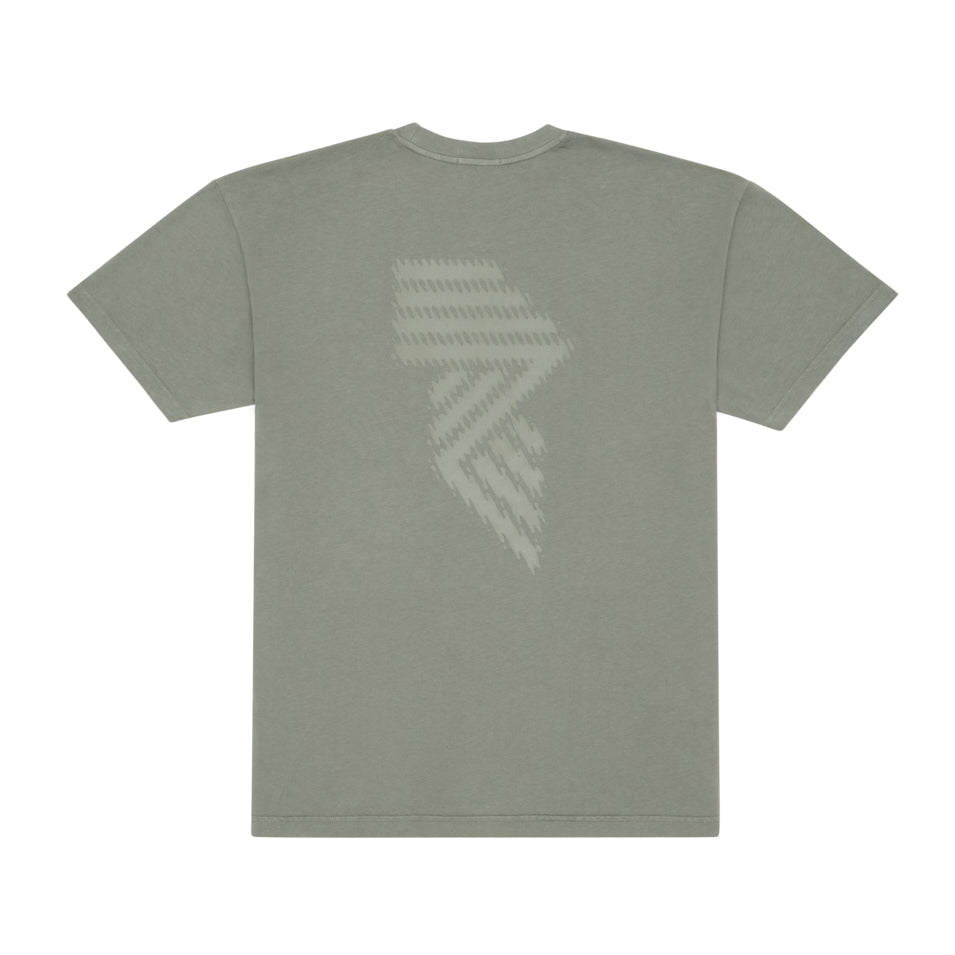 HEAVY™ 'R' TEE BASIL at R.A.D® - Performance Tees . CREW_MULLEDBASIL_B — View 2