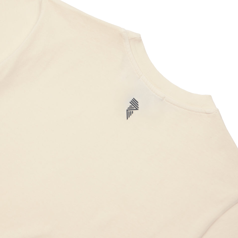 LOGO CROP TEE OFF WHITE