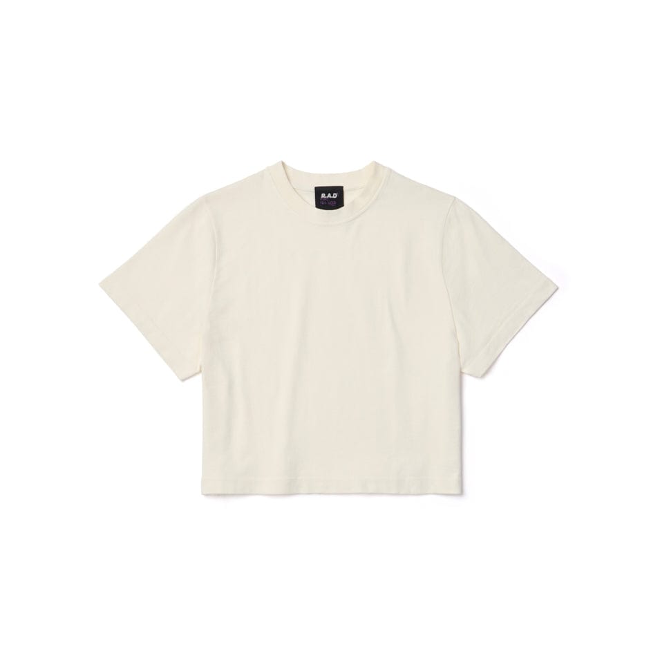 Off white crop tee sale