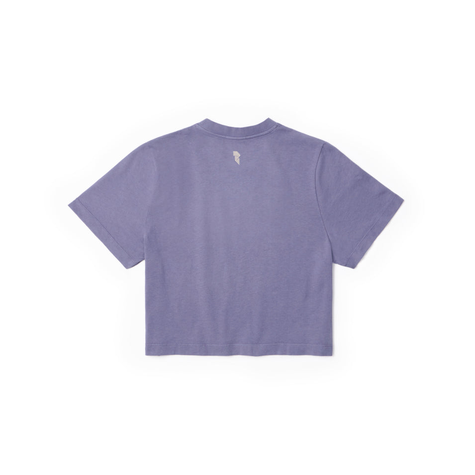 CROP TEE PURPLE