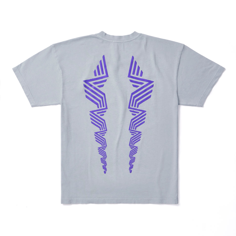 HEAVY™ LAZER TEE WASHED BLUE