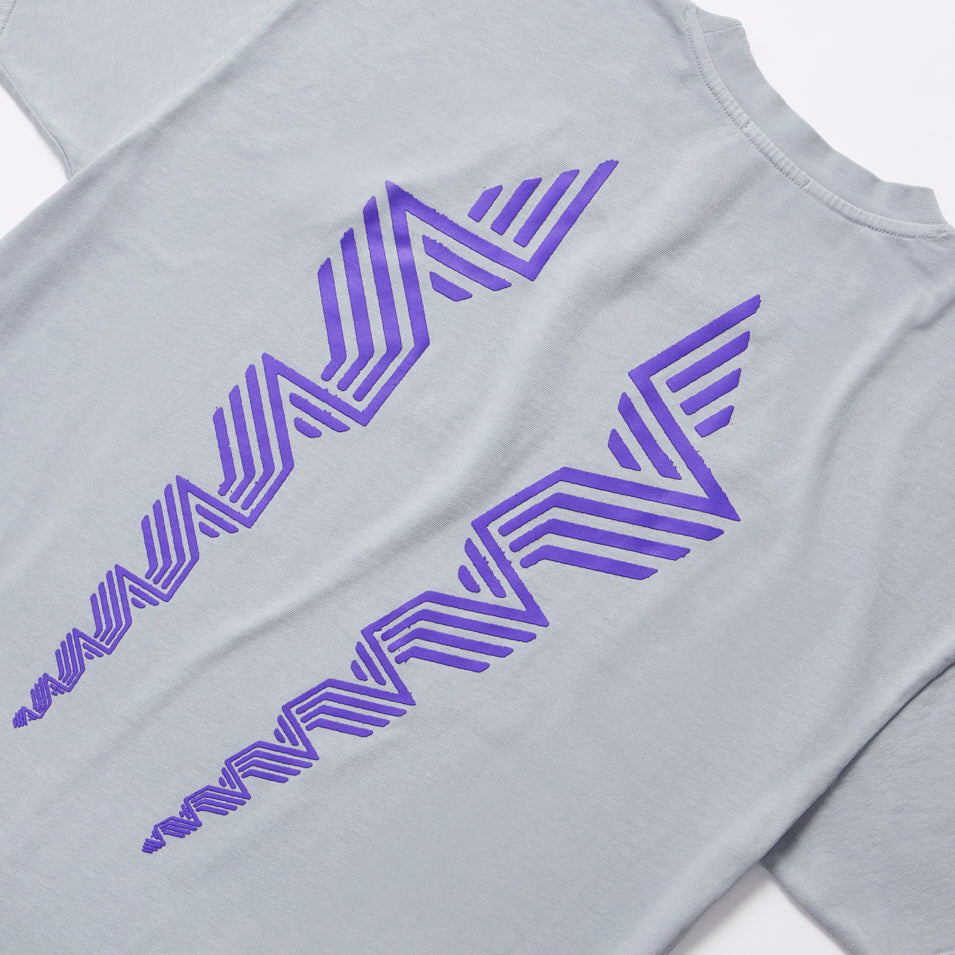 HEAVY™ LAZER TEE WASHED BLUE