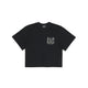 METAL CROP TEE BLACK at R.A.D® - Performance Crop Tee . METALCROP_BLACK_1
