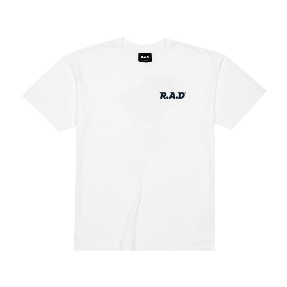 HEAVY™ SKATE TEE WHITE at R.A.D® - Performance Tees . R.A.DHEAVY_SSTeeBRILLIANTWHITESKATEWHITE250gsmBLACKFRONT