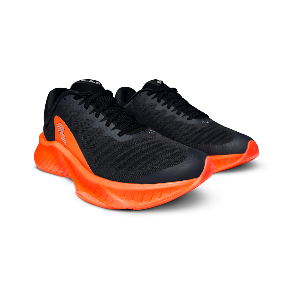 R.A.D® R-1 DUSK ORANGE at R.A.D® - Performance Footwear . RAD-NINE-IRON-RUNNER-FRONT