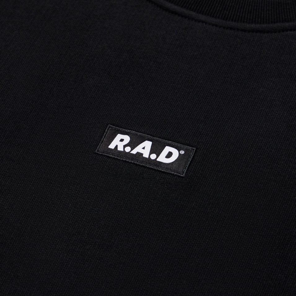 R.A.D® CREW SWEAT OFF BLACK – R.A.D® UK