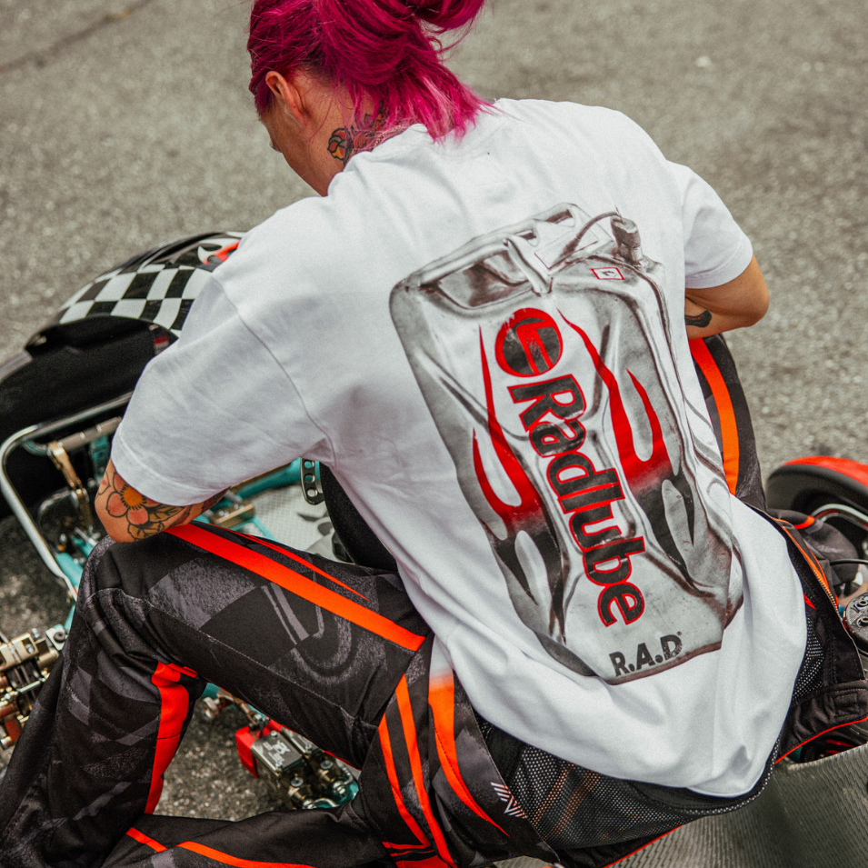 HEAVY™ JERRY CAN TEE BRILLIANT WHITE at R.A.D® - Performance Tees . RAD_CFG26