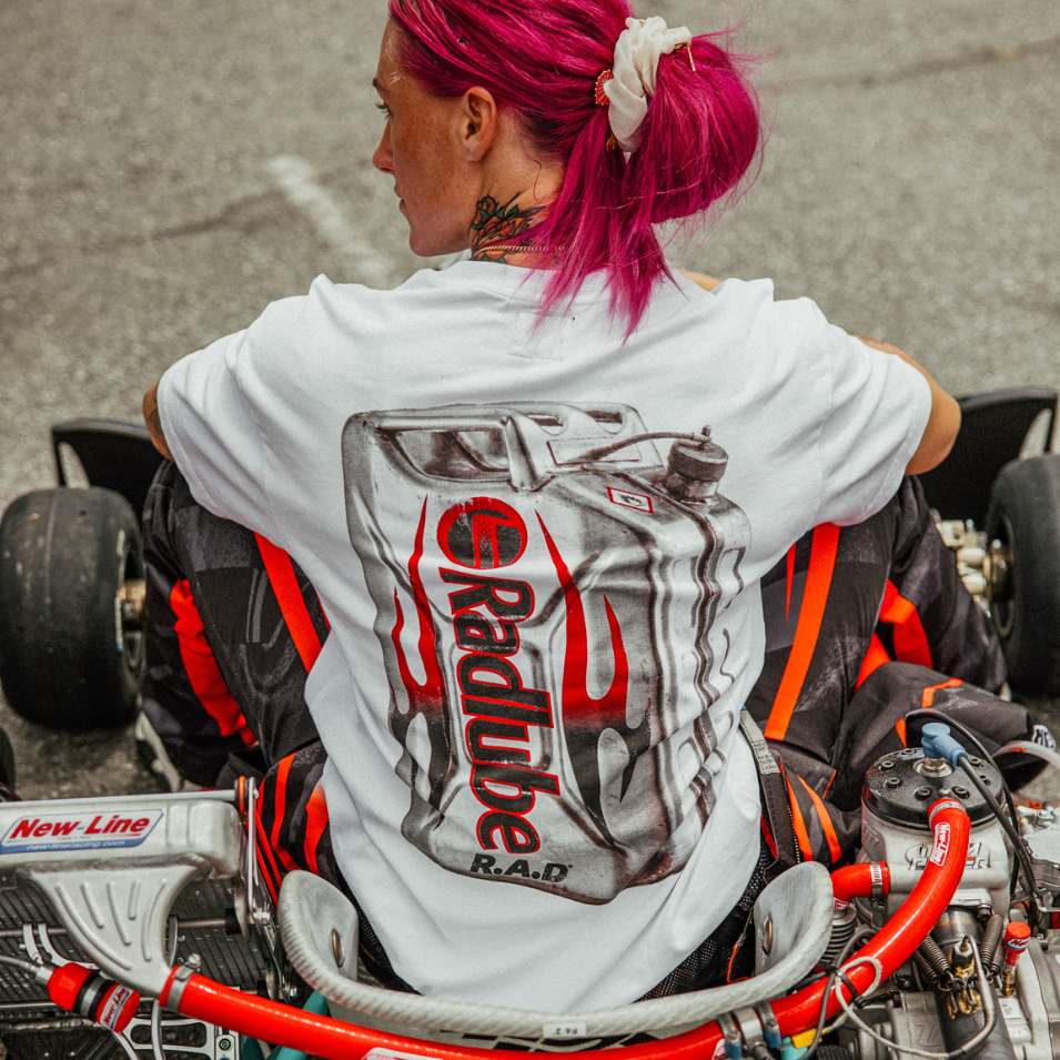 HEAVY™ JERRY CAN TEE BRILLIANT WHITE at R.A.D® - Performance Tees . RAD_CFG26_5
