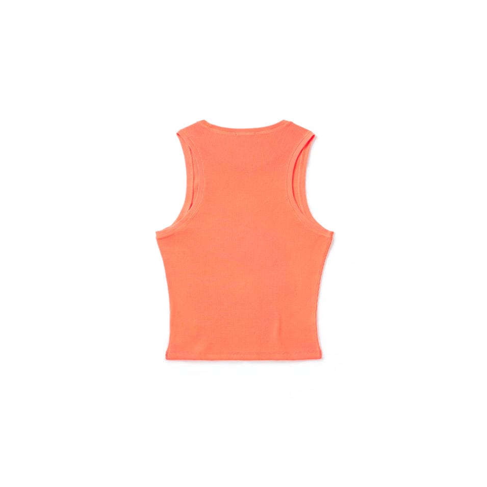 RIB TANK FLUORO ORANGE