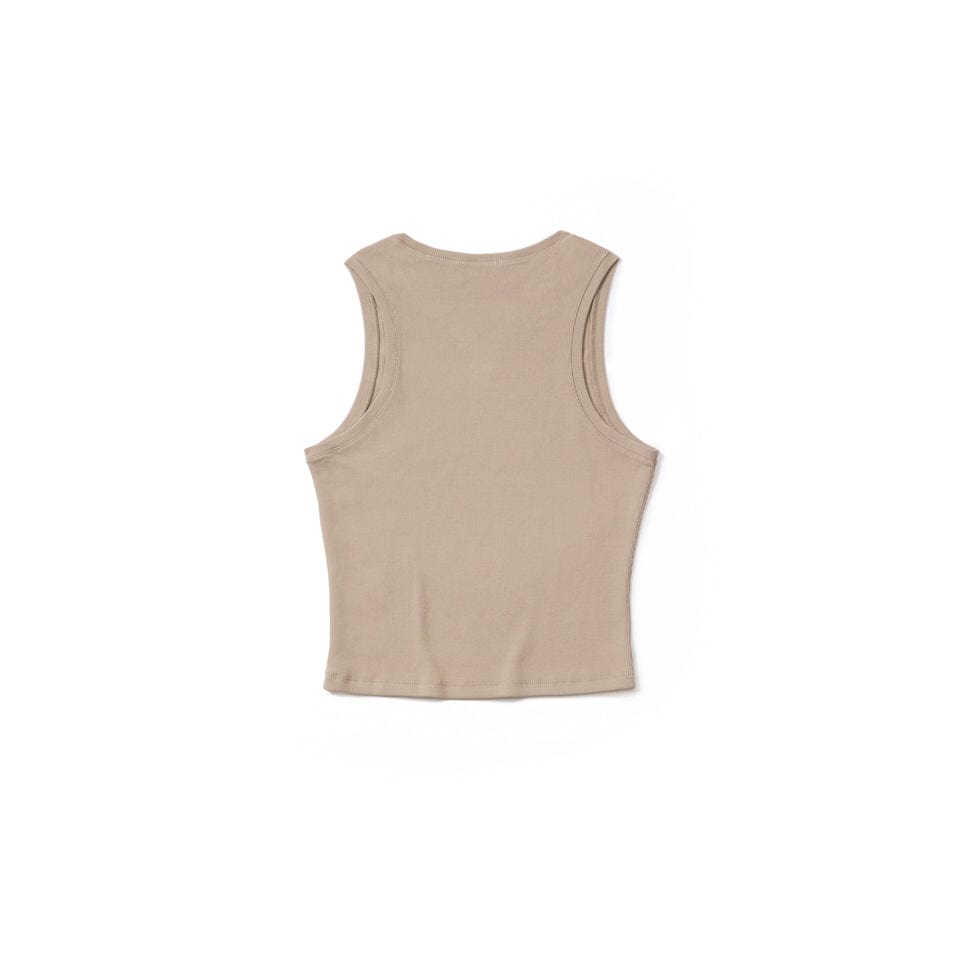 RIB TANK SOFT TAUPE