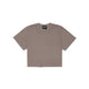 GLOBE CROP TEE CINDER at R.A.D® - Performance Crop Tee . SKETCHGLOBECROP_CINDER_A
