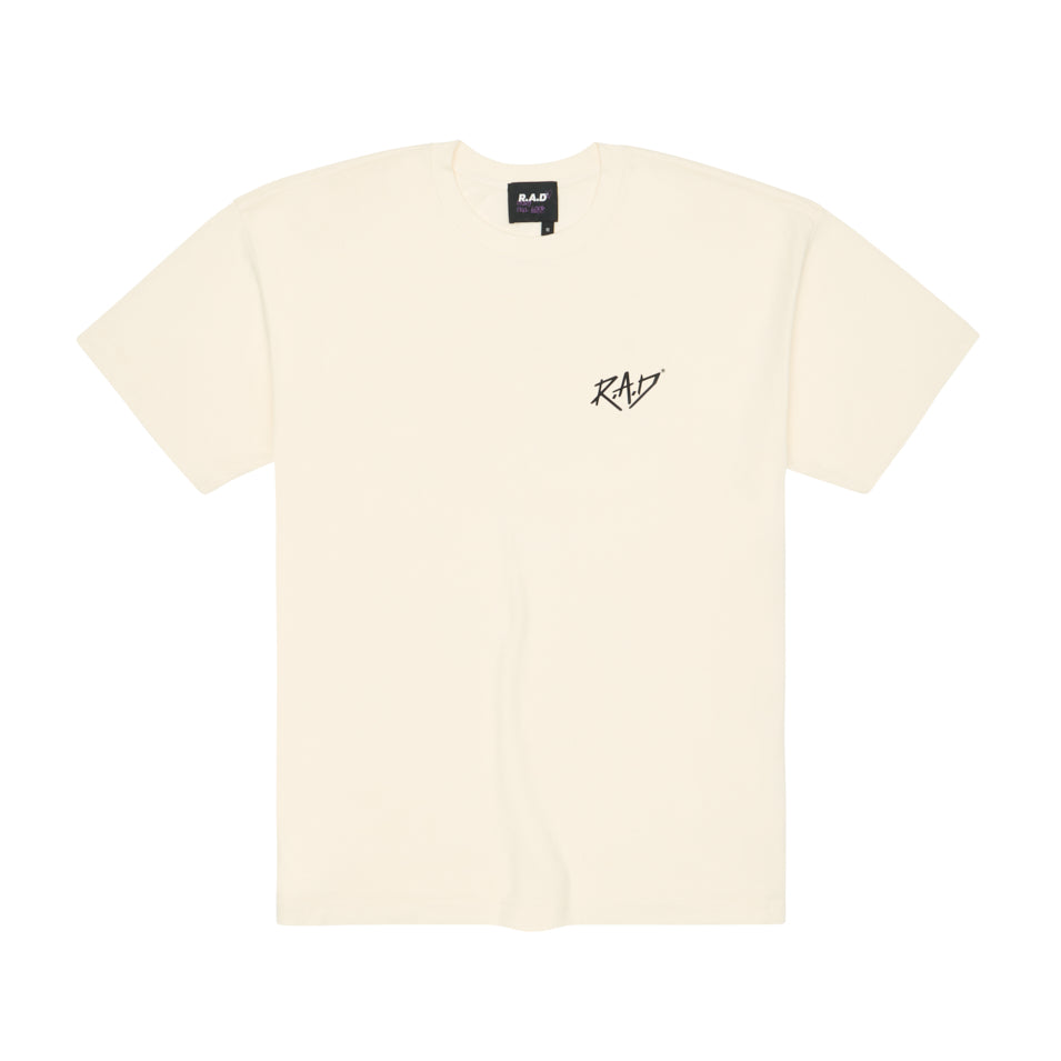 HEAVY™ GLOBE TEE OFF WHITE at R.A.D® - Performance Tees . SKETCHGLOBE_TOFU_0325-HSGL1OW_A