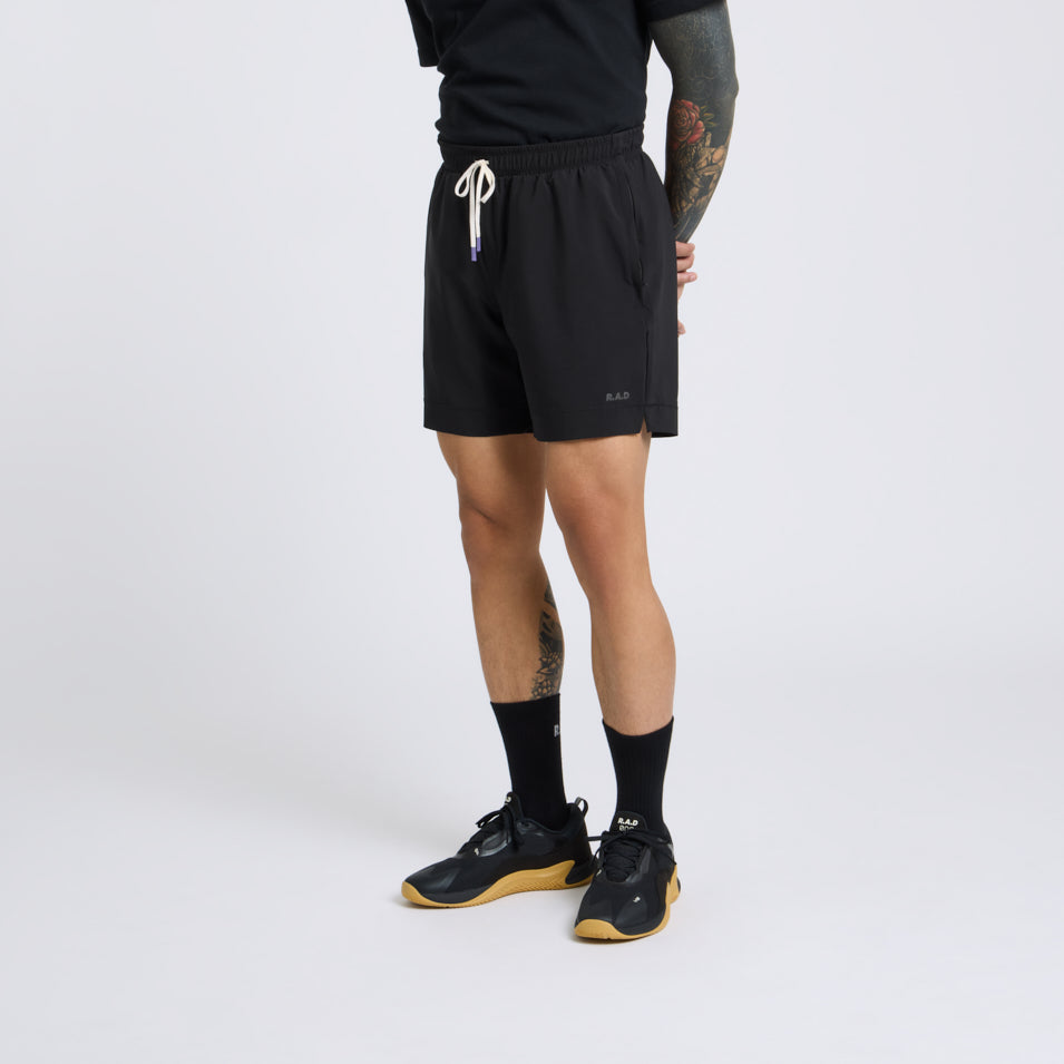 SUPEWEAVE™ TRAINING SHORT 7” HERON at R.A.D® - Performance Shorts . TRAININGSHORTS7INCH_BLACK_1_6931342c-9799-45b1-8e8c-dce8c9926a56